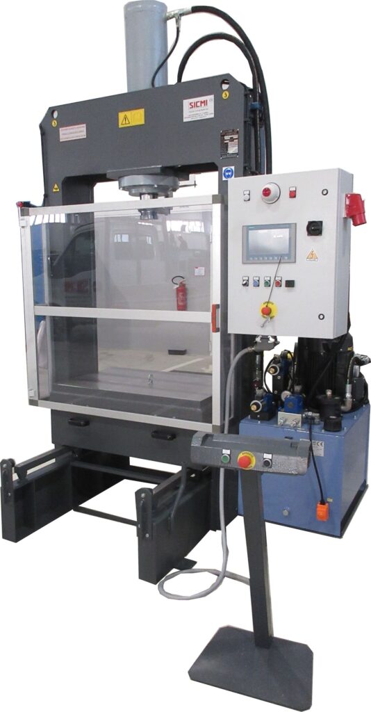Hydraulic press for mountig electric engine - PBM 100