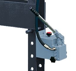 Hydraulic workshop press with hand pump - PSM b