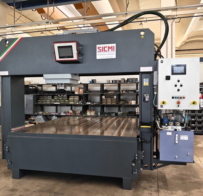 200-ton hydraulic flattening press